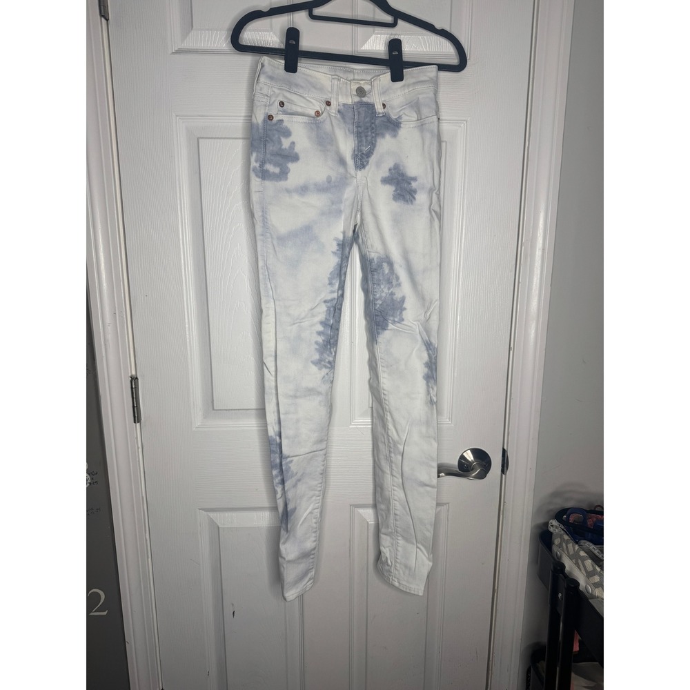 AMERICAN EAGLE X YOUNG MONEY Tye‎ Dye Skinny Jeans Mens Size 26x28